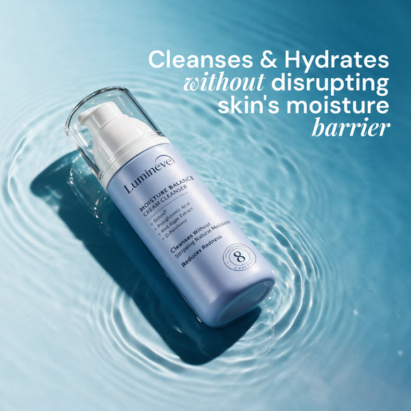 Moisture Balance Cream Cleanser with D-Panthenol + Ectoin | Suitable For Dry & Sensitive Skin