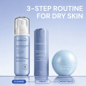 Moisture Balance Cream Cleanser with D-Panthenol + Ectoin | Suitable For Dry & Sensitive Skin