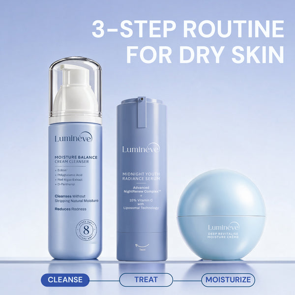 Moisture Balance Cream Cleanser with D-Panthenol + Ectoin | Suitable For Dry & Sensitive Skin