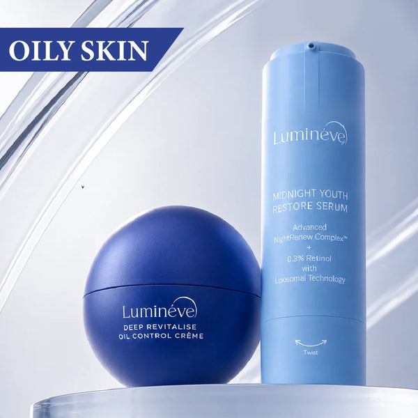 0.3% Retinol Serum + Oil Control Crème