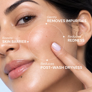 Moisture Balance Cream Cleanser with D-Panthenol + Ectoin | Suitable For Dry & Sensitive Skin