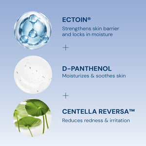 Moisture Balance Cream Cleanser with D-Panthenol + Ectoin | Suitable For Dry & Sensitive Skin