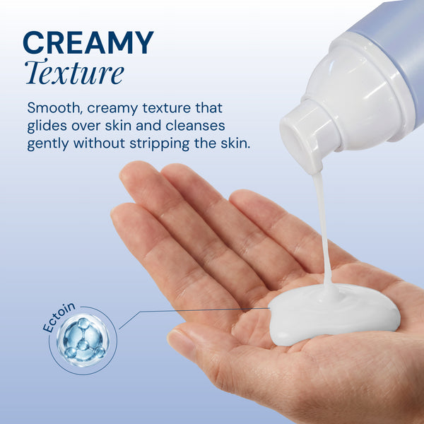 Moisture Balance Cream Cleanser with D-Panthenol + Ectoin | Suitable For Dry & Sensitive Skin