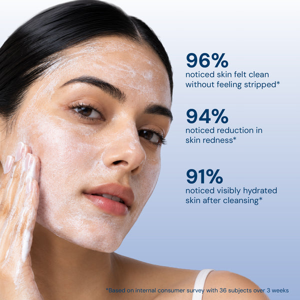 Moisture Balance Cream Cleanser with D-Panthenol + Ectoin | Suitable For Dry & Sensitive Skin