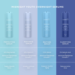 Midnight Youth Clarifying Face Serum with 2% Salicylic Acid for Clear, Balanced Skin