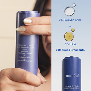 Youth Clarifying Serum with 2% Salicylic Acid + Zinc PCA